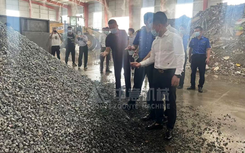分揀、破碎的建筑骨料